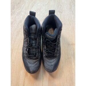Air Jordan 12 Retro Wool Dark Grey Black Sneakers 852627-003 Mens Size 10